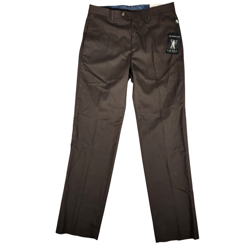 Lauren Ralph Lauren Pants Mens 32x32 Ultraflex Classic Fit Black NEW